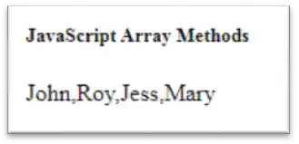 JavaScript Array from() Method