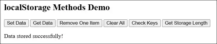 javascript localstorage