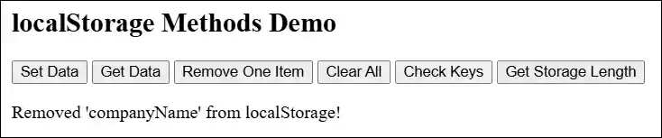 javascript localstorage