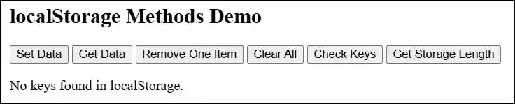 javascript localstorage