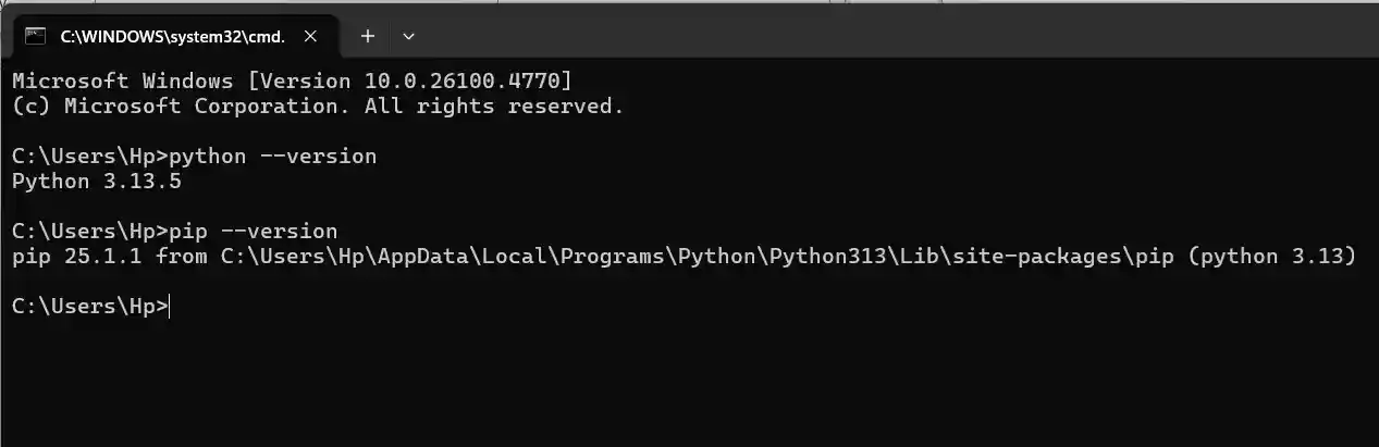 Python MySQL Environment Setup
