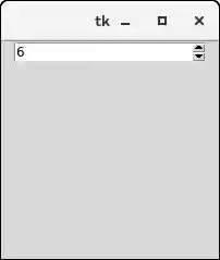 Python Tkinter Spinbox