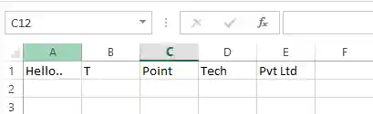 Python Write Excel File