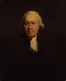 Portrait, oil on canvas, of John Home (1722–1808) by Sir Henry Raeburn (1756–1823), circa 1795–1800