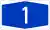 Bundesautobahn 1 number.svg