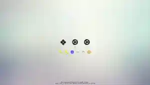 rEFInd with minimalist theme showing boot selection of Windows 10 and Ubuntu