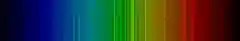 Color lines in a spectral range