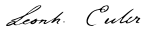 Euler's signature.svg