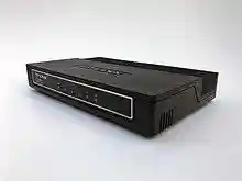 A 5-port layer-2 switch without management functionality