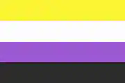 Non-binary pride flag