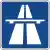 Zeichen 330 - Autobahn, StVO 1992.svg