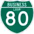 Interstate 80 Business marker