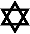 Black Star of David.svg