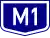 M1 (Hu) Otszogletu kek tabla.svg