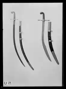 Sabel, shamshir, Egypten, 1800-talet? - Livrustkammaren - 60711.tif