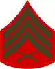 U.S. Marine sergeant's sleeve insignia