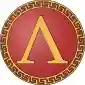 The letter lambda was used by the Spartan army as a symbol of Lacedaemon of Sparta