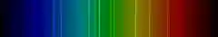 Color lines in a spectral range