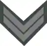 Insignia of a draftee Hellenic army sergeant belonging to the infantry.