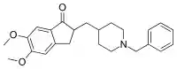 Donepezil skeletal.svg