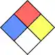 NFPA 704 four-colored diamond