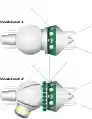 Line drawing of Voskhod capsules
