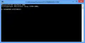 COMMAND.COM in Windows 8