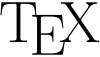 The TeX logo