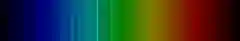 Color lines in a spectral range