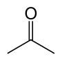 Acetone-2D-skeletal.svg