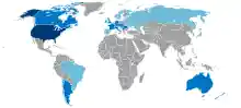 Slovak people around the world.svg