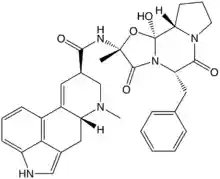 (6aR,9R)-N-((2R,5S,10aS,10bS)-5-benzyl-10b-hydroxy-2-methyl-3,6-dioxooctahydro-2H-oxazolo[3,2-a] pyrrolo[2,1-c]pyrazin-2-yl)-7-methyl-4,6,6a,7,8,9-hexahydroindolo[4,3-fg] quinoline-9-carboxamide