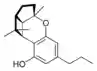Chemical structure of cannabicyclovarin.