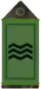 Irish Army sergeant's rank slider