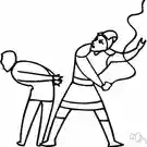 slash - beat severely with a whip or rod