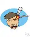 bash - a vigorous blow