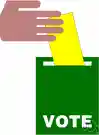 primary - a preliminary election where delegates or nominees are chosen
