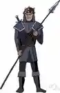 Spear - a long pointed rod used as a tool or weapon