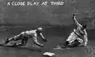 base - a place that the runner must touch before scoring