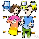 wrangle - an instance of intense argument (as in bargaining)