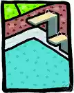 platform - a raised horizontal surface