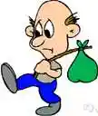 ramble - move about aimlessly or without any destination, often in search of food or employment