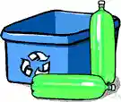 plastic - generic name for certain synthetic or semisynthetic materials that can be molded or extruded into objects or films or filaments or used for making e.g. coatings and adhesives