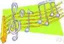modulate - change the key of, in music
