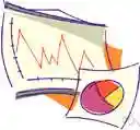 graphical record - a visual representation of the relations between certain quantities plotted with reference to a set of axes