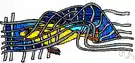 web - a fabric (especially a fabric in the process of being woven)