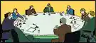 talks - a discussion intended to produce an agreement