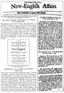 bill - an advertisement (usually printed on a page or in a leaflet) intended for wide distribution