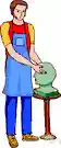 plastic - capable of being molded or modeled (especially of earth or clay or other soft material)