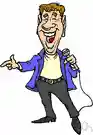 comic - a professional performer who tells jokes and performs comical acts
